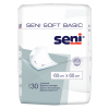 Vienreizējās lietošanas aizsargpalagi Vienreizējās lietošanas paladziņi Seni Soft 60x60cm, 30gab.