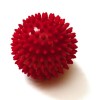 Fizioterapijai Masāžas bumba SPIKY BALL, 9cm, sarkana