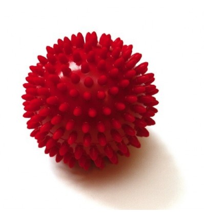 Fizioterapijai Masāžas bumbiņa, 9cm, sarkana
