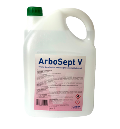Dezinfekcija ARBOSEPT V, VIRSMU DEZINFEKCIJAS LĪDZEKLIS, 5L