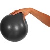 Vingrošanai Pilates soft- overball 17-19 cm, melna