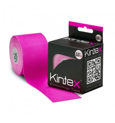 Teipošanai Teips Kinezioloģiskais KINTEX, 5m, rozā